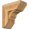 Ekena Millwork Balboa Slat Rough Sawn Bracket w/ Offset Brace, Western Red Cedar, 8"W x 18"D x 18"H BKT0806X18X18BOA06RWR - alternate 1